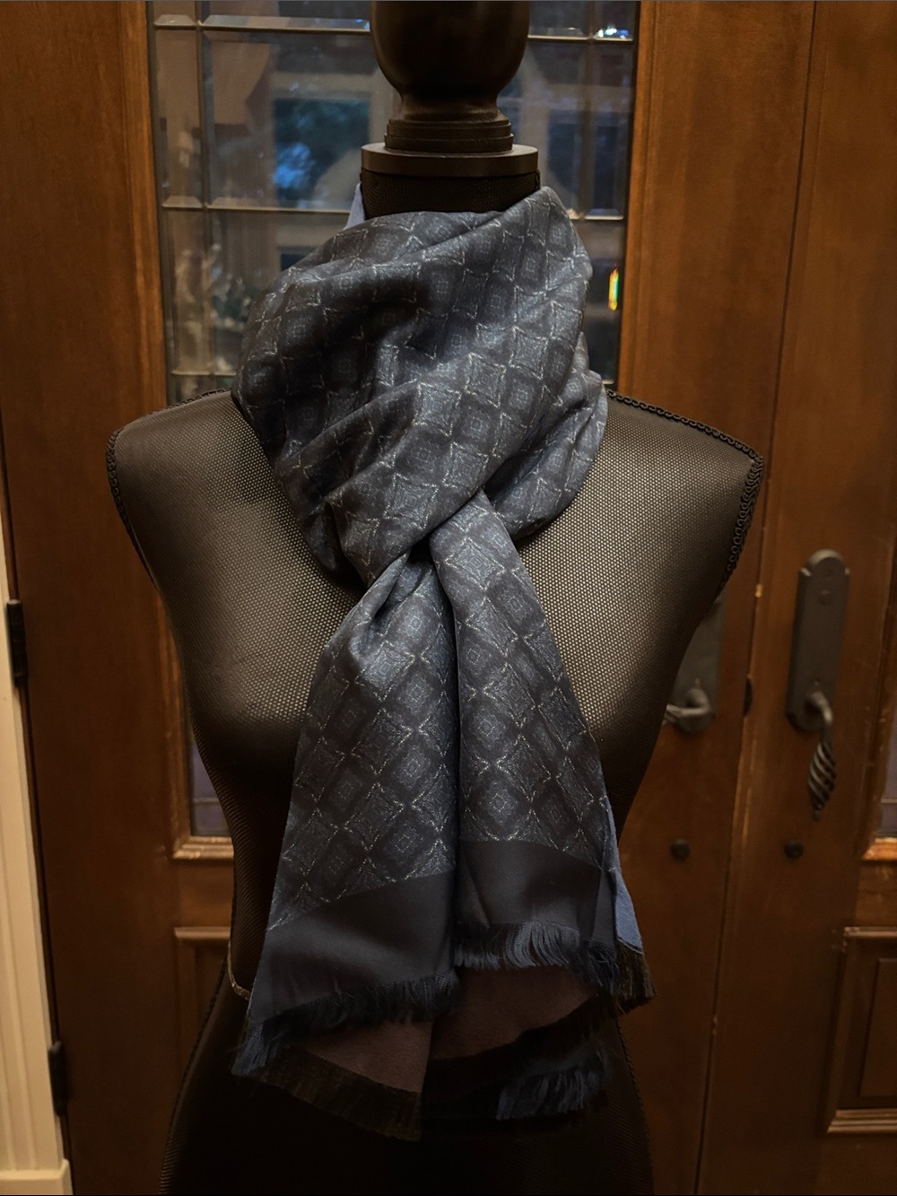 100% silk men’s scarf